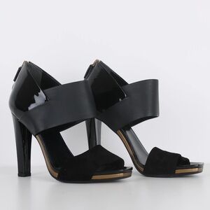 Gucci Peep-Toe Squared Heels